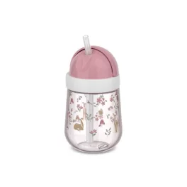 Little Dutch szívószálas pohár 300 ml - Fairy Garden