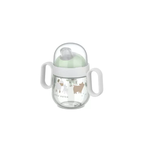 Little Dutch csöpögésmentes tanulópohár 200 ml - Little Farm