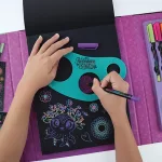 Nebulous Stars -Színező-mandala fekete lapos 