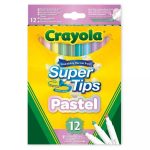 Crayola - Super Tips pasztell filctoll szett - 12 darabos