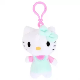 Hello Kitty Plüss Táskaklipp 12 cm- es zöld