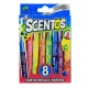 Scentos Illatos metálfényű filctoll 8 darabos