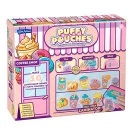 Puffy Pouches: Pufi charm design szett - kávézó