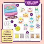 Puffy Pouches: Pufi charm design szett - kávézó