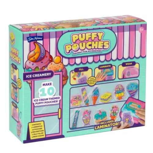 Puffy Pouches: Pufi charm design szett - fagyizó