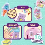 Puffy Pouches: Pufi charm design szett - fagyizó