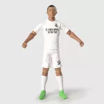 Focista akciófigura, 20 cm - Real Madrid, Mbappé 9