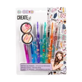   Canenco, Create it! 6 darabos tetováló zselés toll játékszett