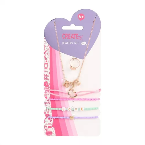 CANENCO, CREATE IT! JEWELRY ékszer szett  - Love