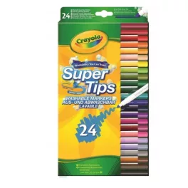   Crayola - Lemosható vékony hegyű filctollkészlet 24 darabos 