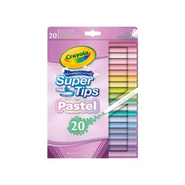 Crayola - SuperTips pasztell filctoll szett - 20 darabos