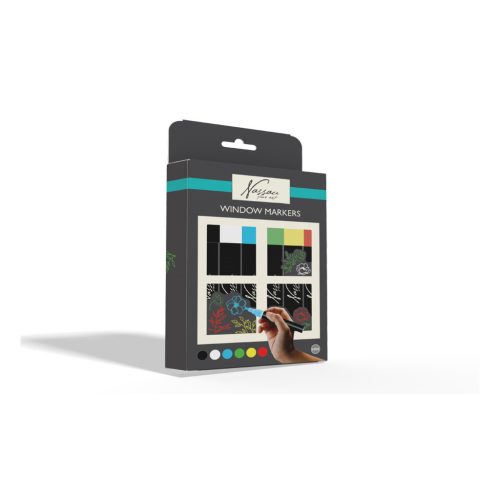 CraftArt Nassau Ablak festő fictoll készlet 6 darabos 