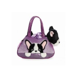 Aurora World - Peek-a-boo francia bulldog táskában 20 cm