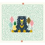 Auzou Letörölhető fejtörő feledatkártyák, Labirintusok