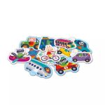 Auzou 100 drabos matrica készlet, Közlekedési járművek