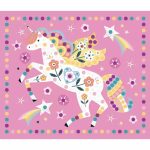 Auzou - Strasszkő képkészítő készlet, Mesés állatok