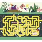 Auzou Letörölhető fejtörő feladatkártyák, Játék az állatokkal