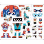 Auzou Újrahasználható matricázó készlet, Szuperhősök