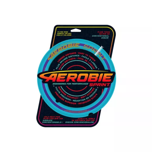 Aerobie Sprint Ring | 25 cm-es kompakt kültéri frizbi extra hosszú dobásokhoz