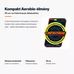 Aerobie Sprint Ring | 25 cm-es kompakt kültéri frizbi extra hosszú dobásokhoz