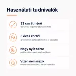 Aerobie Pro Ring | 33 cm-es Guinness-rekorder frizbi extra hosszú dobásokhoz