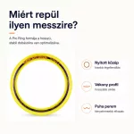 Aerobie Pro Ring | 33 cm-es Guinness-rekorder frizbi extra hosszú dobásokhoz
