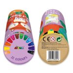 Avenir Színes kréták, Rókás dobozban, poszterrel, 12 db-os