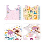 Avenir Mágikus vízzel festő könyv, Unikornisok