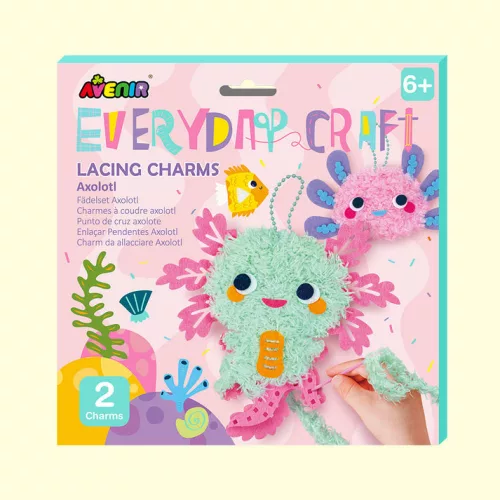 Avenir Puha charm készítő kreatív készlet, Axolotl