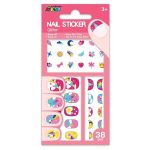 Avenir Csillogó körömmatrica szett, Unikornisok