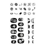 Avenir Sötétben világító Körömmatrica szett, Világűr