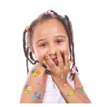 Avenir Tetováló és körömmatrica készlet, Virágok