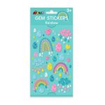 Avenir Csillogó kövek matrica készlet, Szivárványok