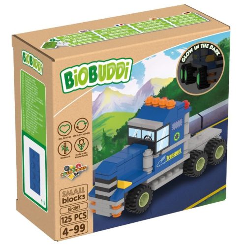 BiOBUDDi készségfejlesztő bio építőjáték - Csőrös kamion