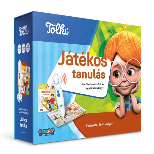 Tolki - Játékos tanulás - Interaktív foglalkoztató könyv - Készletben