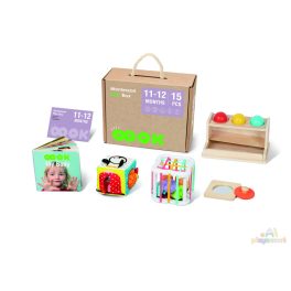 OOOK Montessori fejlesztő doboz 11-12 hónapos korosztály