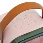 Karaoke szett - Bluetooth hangfal 2 db vezeték nélküli mikrofonnal - Rózsaszín