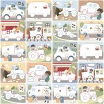 Little Dutch Varázsfüzet színesceruzával - Jim és barátai