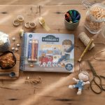 Little Dutch Varázsfüzet színesceruzával - Jim és barátai