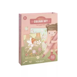   Little Dutch színező könyv kiegészítőkkel - Rosa Fairy Garden