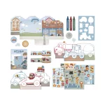 Little Dutch Kreatív készlet bőröndben - Jim járművei