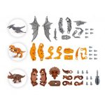 BUKI Dinoszaurusz építő készlet, 3 modell