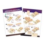 BUKI Mini összeépíthető flipper játékgép