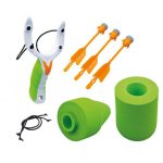 BUKI Játék csúzli nyilakkal és habszivacs palackkal