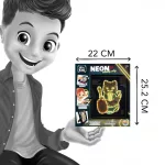 BUKI Neon kép készítő szett, Maneki-neko az integető macska