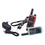 BUKI Újratölthető walkie-talkie 5 km-es hatótávolsággal 