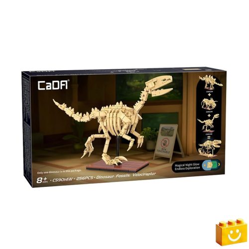 CaDA® C59014W DINOSZAURUSZ FOSSÍLIA: Velociraptor MODELL