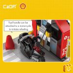 CaDA C66028W – Shell önkiszolgáló benzinkút építőkészlet 