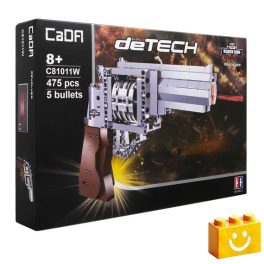   CaDA® C81011W - Revolver Játékpisztoly - 100% technic-kompatibilis építőjáték