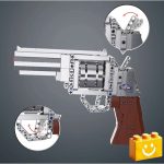 CaDA® C81011W - Revolver Játékpisztoly - 100% technic-kompatibilis építőjáték